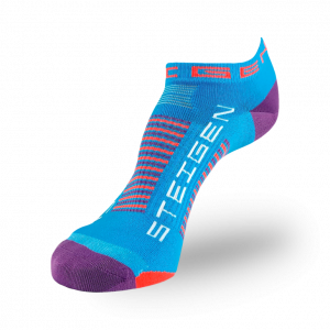 Galaxy Blue Running Socks Zero Length