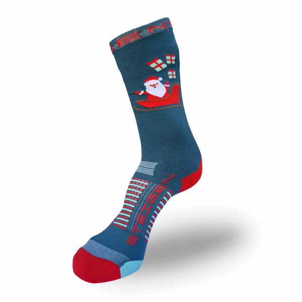 SANTA’S SLEIGH RUNNING SOCKS ¾ LENGTH - Image 2