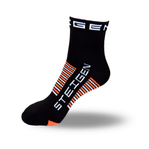 Small (Size 1 - 6) Black Running Socks ¼ Length