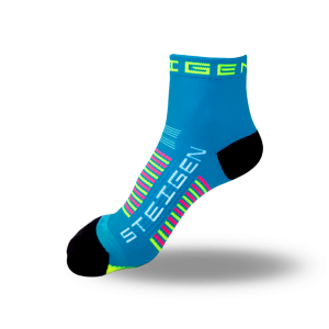 Size 1 - 6 Blue Running Socks ¼ Length
