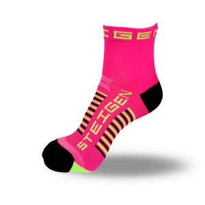 Size 1 - 6 Pink Running Socks ¼ Length