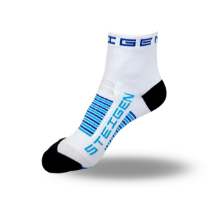 Size 1 - 6 White Running Socks ¼ Length
