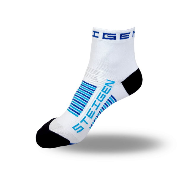 Size 1 - 6 White Running Socks ¼ Length