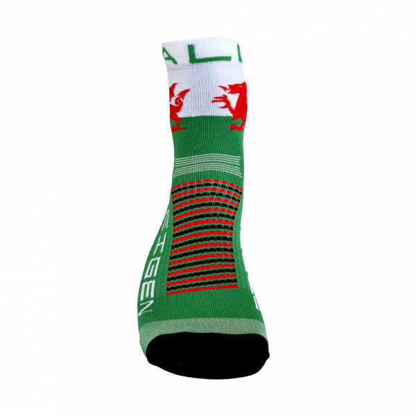 Wales Running Socks ½ Length - Image 2