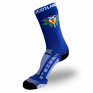 Scotland Running Socks 3/4 Length