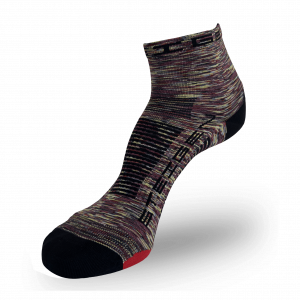 Melange Running Sock 1/4 Length